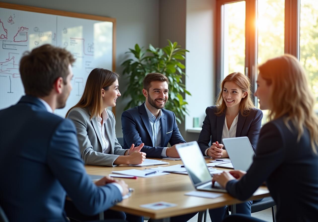 Das Expertenteam von WolkenFeld HR Consulting bei einem Meeting in Graz